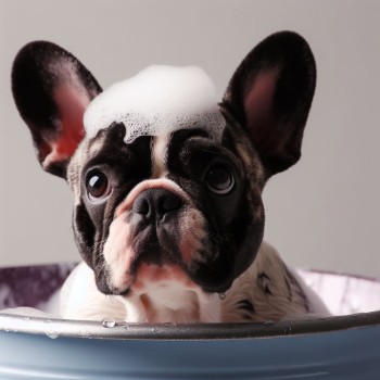 Care Considerations when Bathing your Allergic French Bulldog